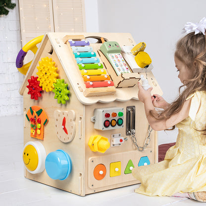 BrightStart Activity House- Montessori Toy (42x42X52cm)