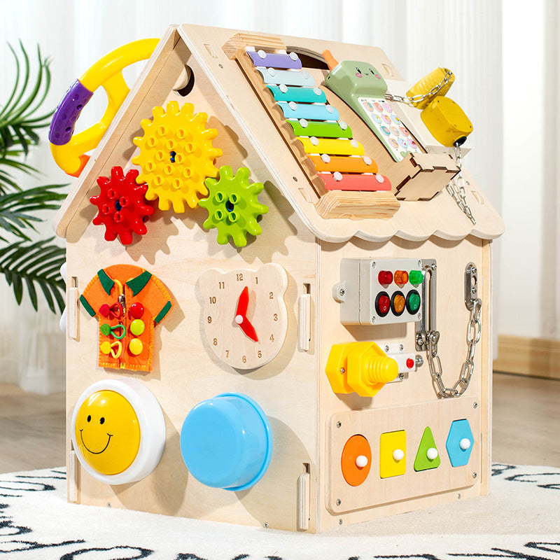 BrightStart Activity House- Montessori Toy (42x42X52cm)