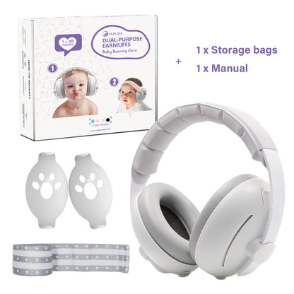 Baby Earmuffs Dual-purpose Head-mounted Noise Protection Sleep